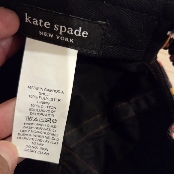 Kate Spade Hat 🧡❤️🖤 - Picture 4 of 7
